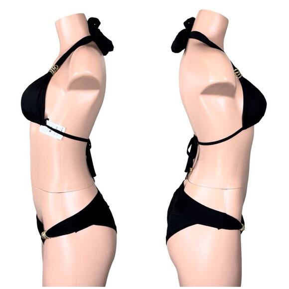 Dolcessa Black Medusa M/L Bikini $250 - Picture 5 of 16